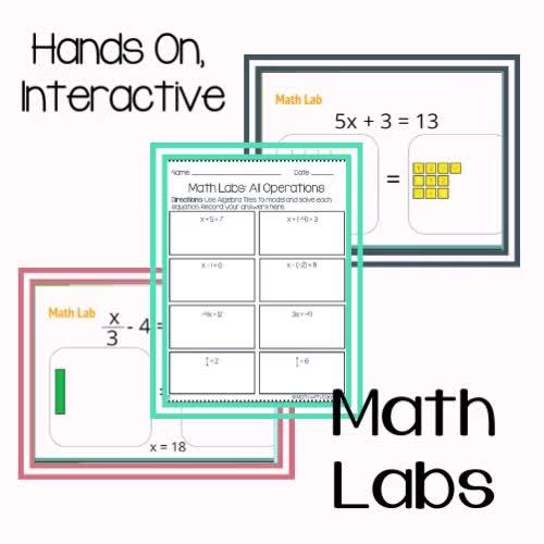 Solve Two Step Equations by Math with Color | TPT