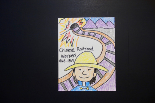 Preview of Let's Draw a Chinese Railroad Worker Composition!  (1863)