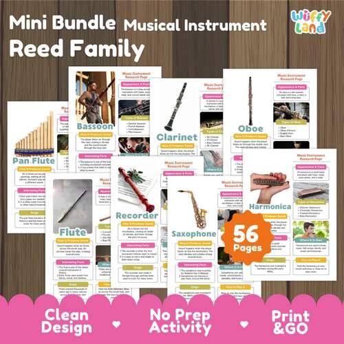 Woodwind & Reed Family Musical Instruments Research | Music ...