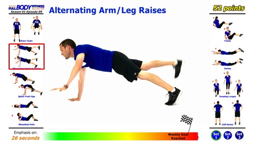Preview of Weekly Workout - S01 - E09 - 52 points - 26 seconds