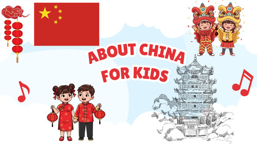 Preview of China for Kids | Short Educational Video with Real Footage + MP3 Voiceover
