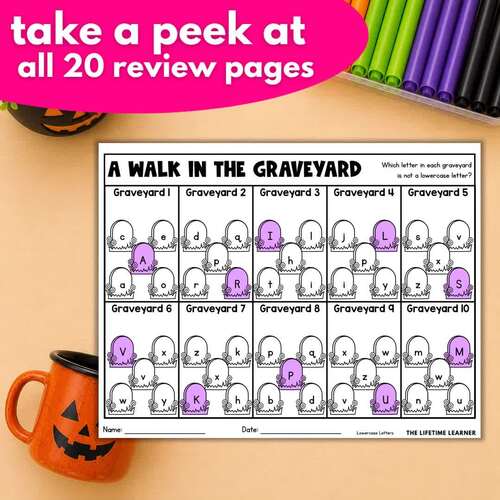 Kindergarten Halloween Reading Packet Phonics Worksheets Literacy ...