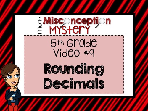Preview of 5th Grade Math Mystery | #9: Rounding Decimals | DISTANCE LEARNING
