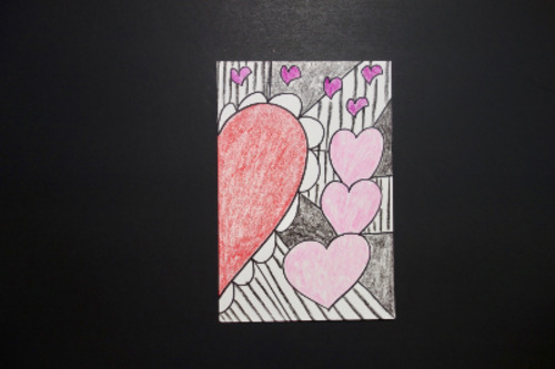 Preview of Let's Draw Hearts!  (Shapes & Sizes)