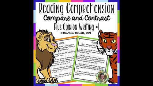 Reading Comprehension: Compare and Contrast Plus Opinion Writing #1