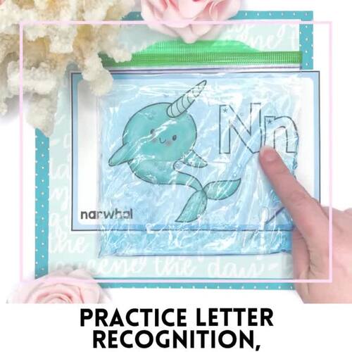 Ocean Animal Alphabet for Letter Formation Ocean Literacy Activity Tracing Cards