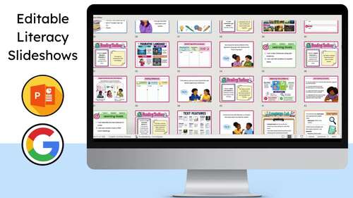 Magnetic Literacy Reading Slideshows 4th Grade ELA U6 Google Slides ...