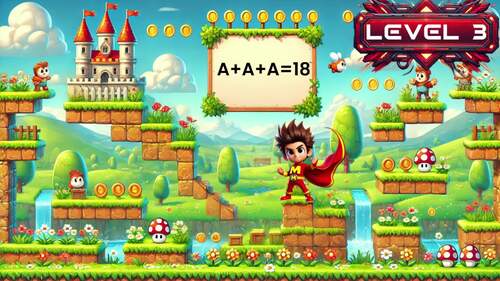 Mathio Level Up Algebra Equations Scoot One-Step Two Step Equations ...