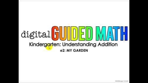 Digital Guided Math for Distance Learning Kindergarten Understanding