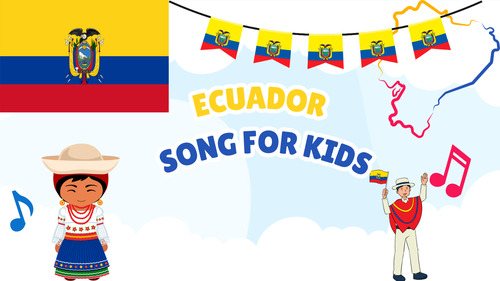 Preview of Ecuador for Kids – Country Song with Real Footage | MP3 + Lyrics PDF