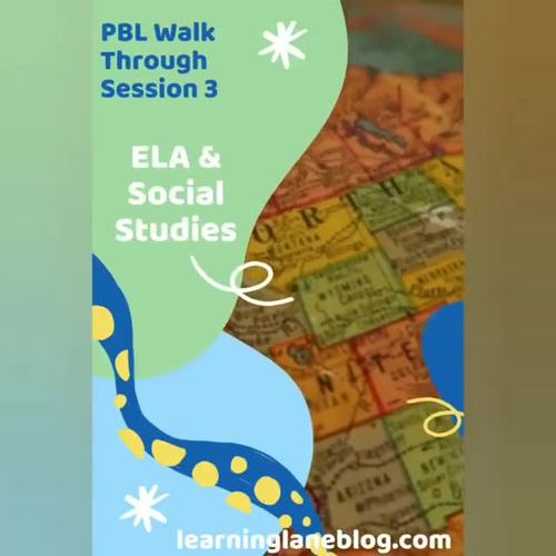 Project Based Learning Integration ELA & Social Studies by Learning Lane