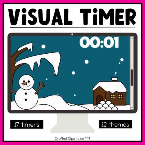 Year Round Visual Timer Countdown Classroom Management Tool Mega Bundle