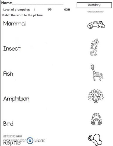 Non-fiction Reading Comprehension Autism Worksheets - Sequencing Stories