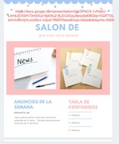Dual Language template in Spanish for online teaching/en español