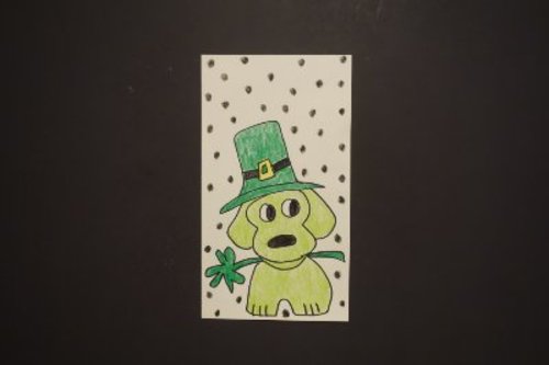Preview of Let's Draw a St. Patrick's Day Puppy!