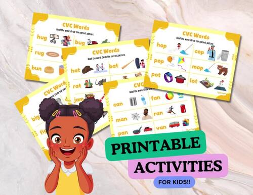 Reading and Writing | CVC Words | Fun Reading Activities | TPT