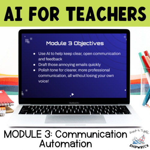 Preview of AI Email & Feedback Templates for Teacher Communication: Parent, Student & Staff