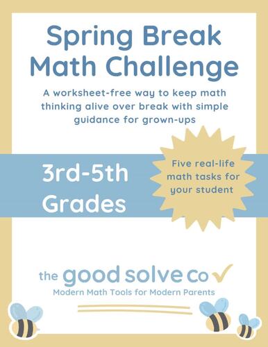 Spring Break Math Challenge (3rd-5th)
