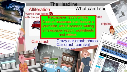 Preview of Newspaper Report Writing: Make it Real