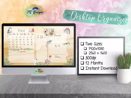 Australian Wildlife Desktop Organizer | Back to School by Teach Elite