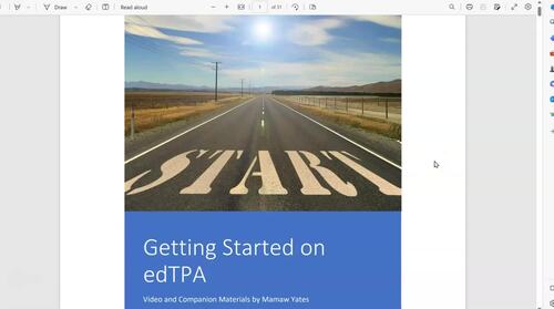 Video: Getting Started on edTPA - Most Handbooks by edTPA with Mamaw Yates