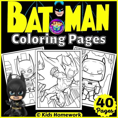 Coloring Pages  Batman Coloring Pages Kids