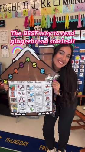 Gingerbread Man Unit Comparing Stories Reading Gingerbread Compare and ...