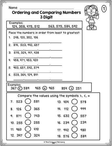 #touchdown2025 Place Value Worksheets 3 Digit Place Value Place Value