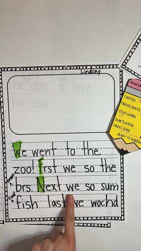 Primary Writing Checklists for Editing by Sweetnsauerfirsties | TPT