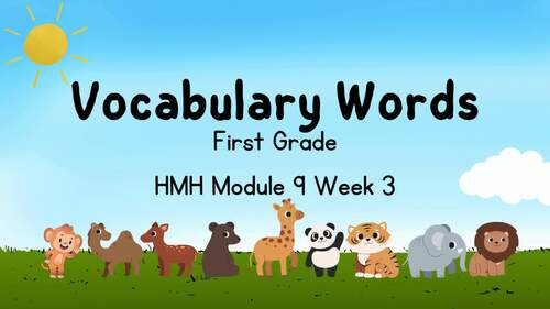 Preview of HMH Into Reading First Grade Need to Know Words: Module 9 Week 3
