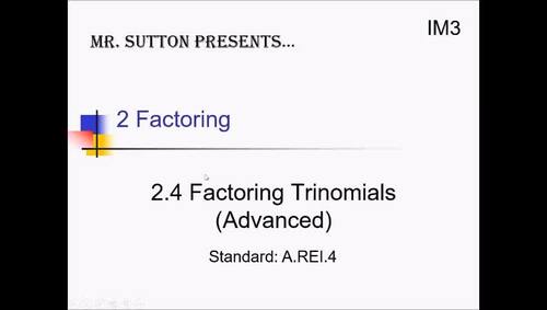 Factoring Unit