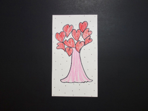 Preview of Let's Draw a Sweetheart Tree!