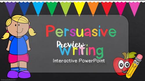 what is persuasive writing powerpoint