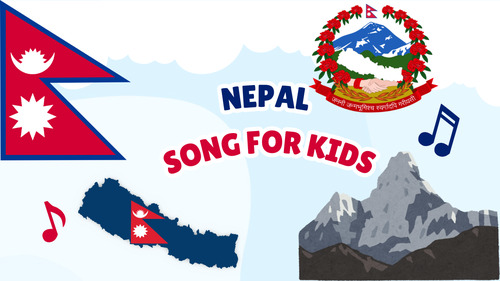 Preview of Nepal Song for Kids | Country Study Video, MP3 & Lyrics PDF