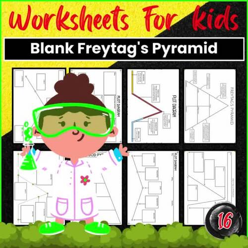 Blank Freytag's Pyramid Worksheets activities by Lib Anatomy school