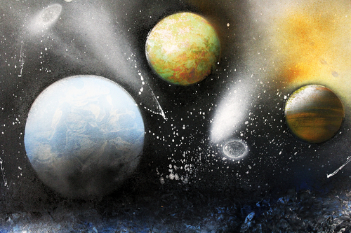 Preview of Spray Paint Planets