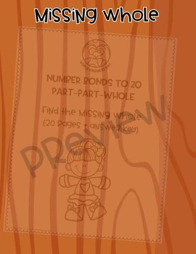 Kindness Day Part-Part-Whole Number Bonds to 20 Missing Whole &Missing ...