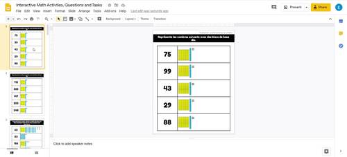 French Interactive Math Activities For Google Classroom And Slides (Grade 2 /3)