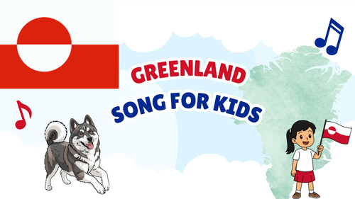 Preview of Greenland Song for Kids | Learn About Greenland | Arctic Geography Music Video