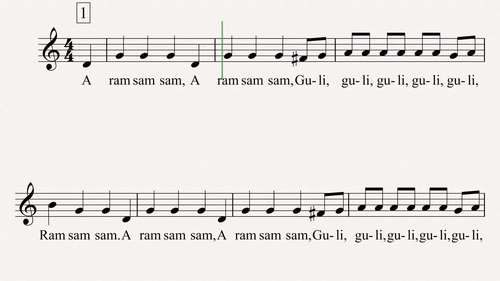 Video Sheet Music A Ram Sam Sam Moroccan Traditional By Hardplayed It can also be sung this way: video sheet music a ram sam sam