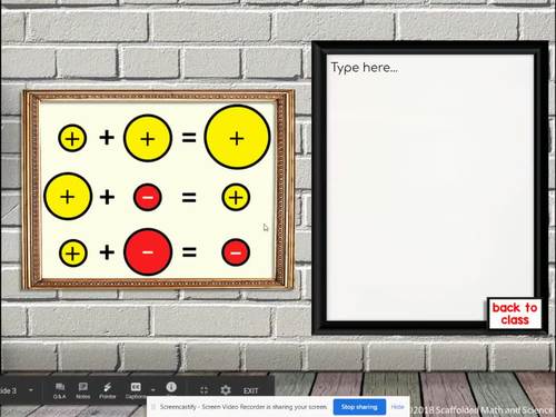 Vertical Number Line - print and digital by Scaffolded Math and Science