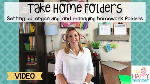 Preview of Take Home Folders: How to set up, organize, and manage Take Home Folders