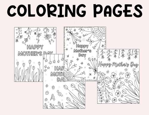 Printable Mother's Day Coloring Pages, Mother's Day Coloring Worksheets ...