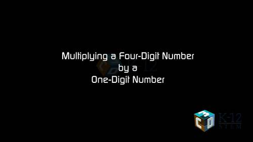 Preview of Singapore math 4th Grade-Multiplying 4 digit number by 1 digit number-eLearning