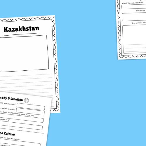 Central Asia Country Research Bundle | Kazakhstan Kyrgyzstan Tajikistan ...
