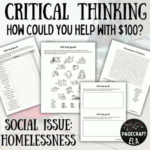 critical thinking questions about homelessness