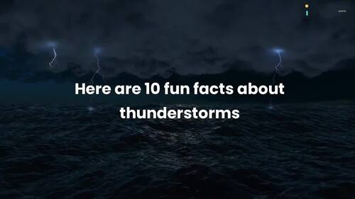 Preview of 10 fun facts about thunderstorms