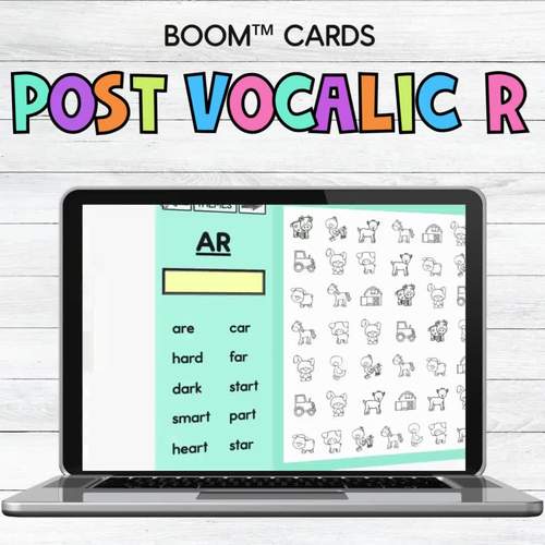 Post Vocalic R Boom Cards™ for Speech Therapy by CytrynSpeech TPT