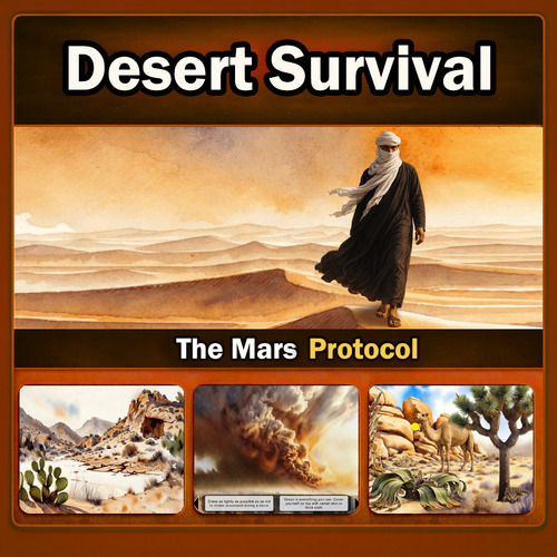 Preview of Desert Survival Quest | Ecosystems, Adaptations & Critical Thinking