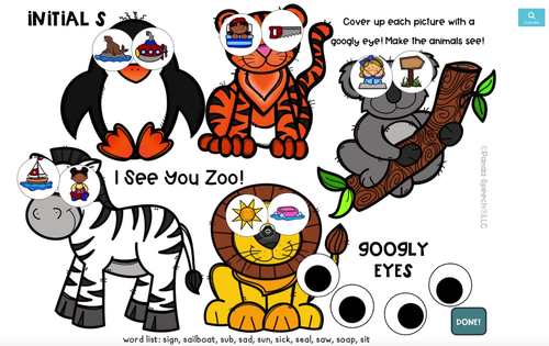 I See You Zoo! BOOM Cards: Digital Googly Activity for Later Sounds